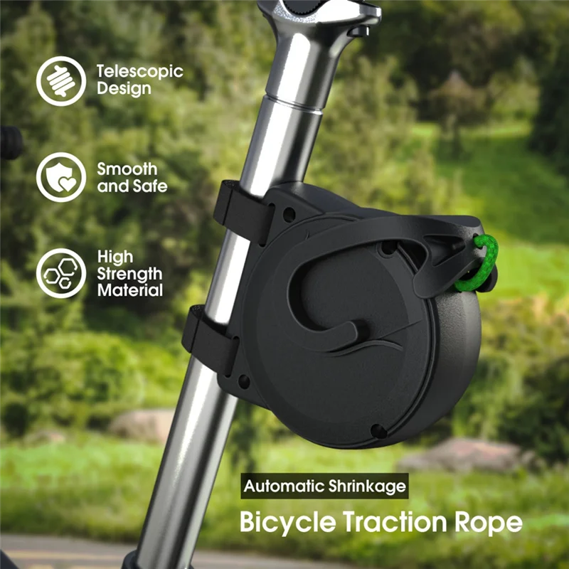Bicycle Tow Rope Flexible Retractable Bicycle Tractor Mountain Bike Pull Rope Bicycle Trailer Rope Outdoor Toolsabht