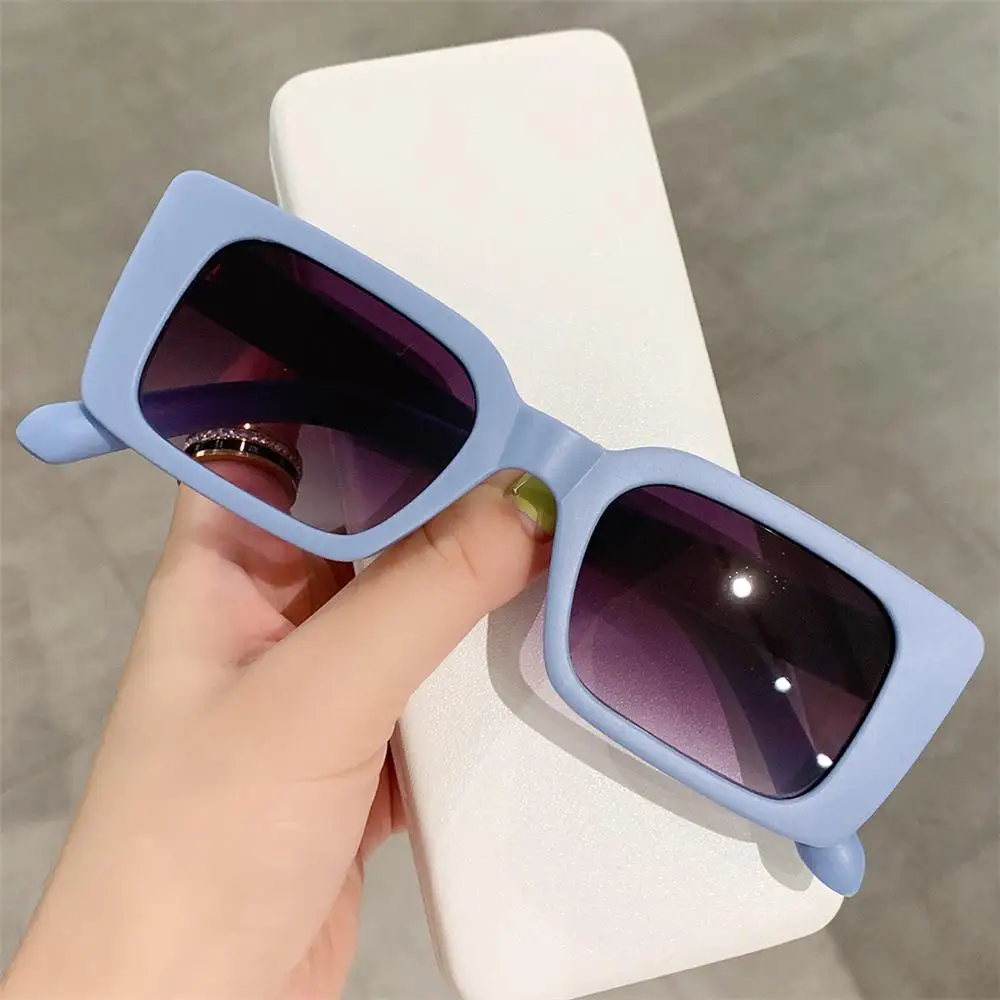 

Women's Fashion Beach/Travel Gradient Leopard Sun Glasses Rectangle Shades Square Sunglasses
