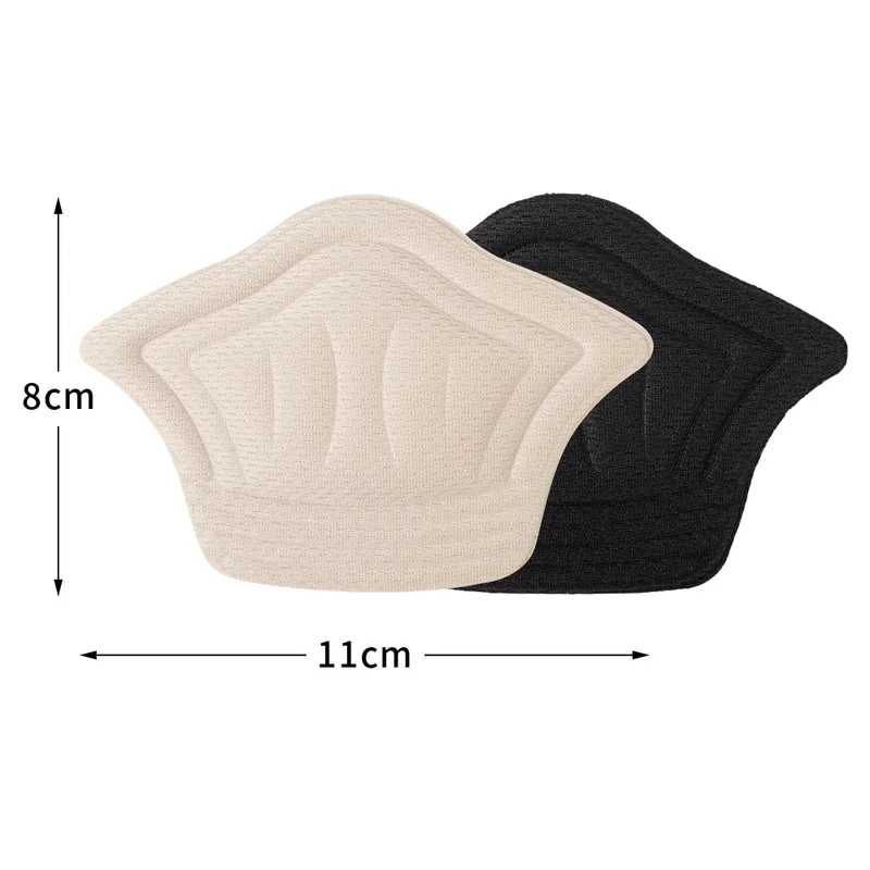 2pcs Insoles Patch Heel Pads for Sport Shoes Adjustable Size Antiwear Feet Pad Cushion Insert Insole Heel Protector Back Sticker