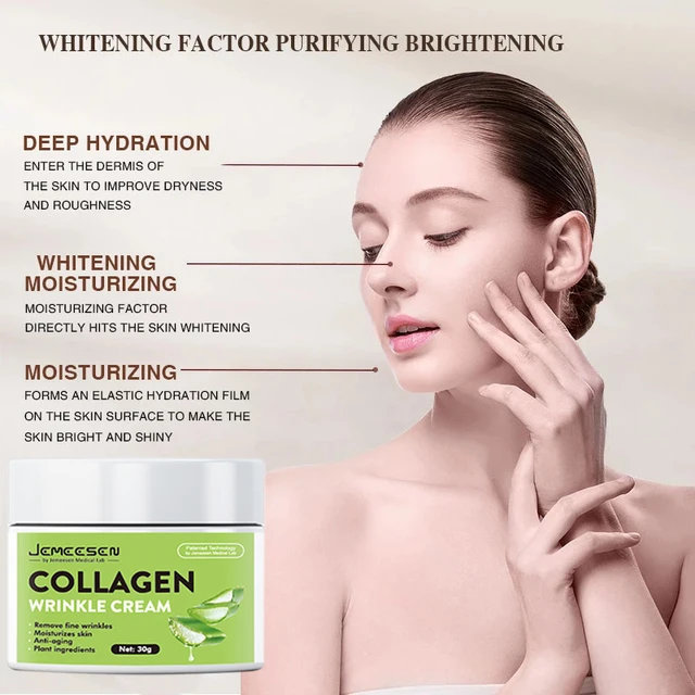 Crème Anti-rides au collagène pour le visage, Anti-âge, rétinol, dissolvant de taches foncées, sérum blanchissant, soins pour la peau