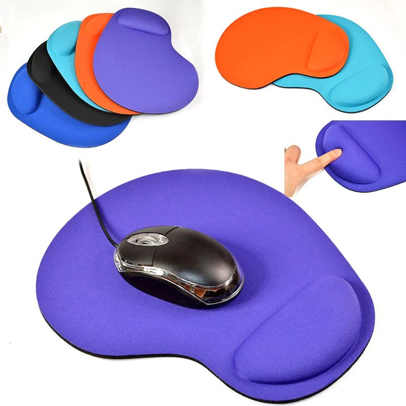 Ergonomic EVA Mouse Pad with Wrist Support – Solid Color Mouse Mat for Comfortable Office Use