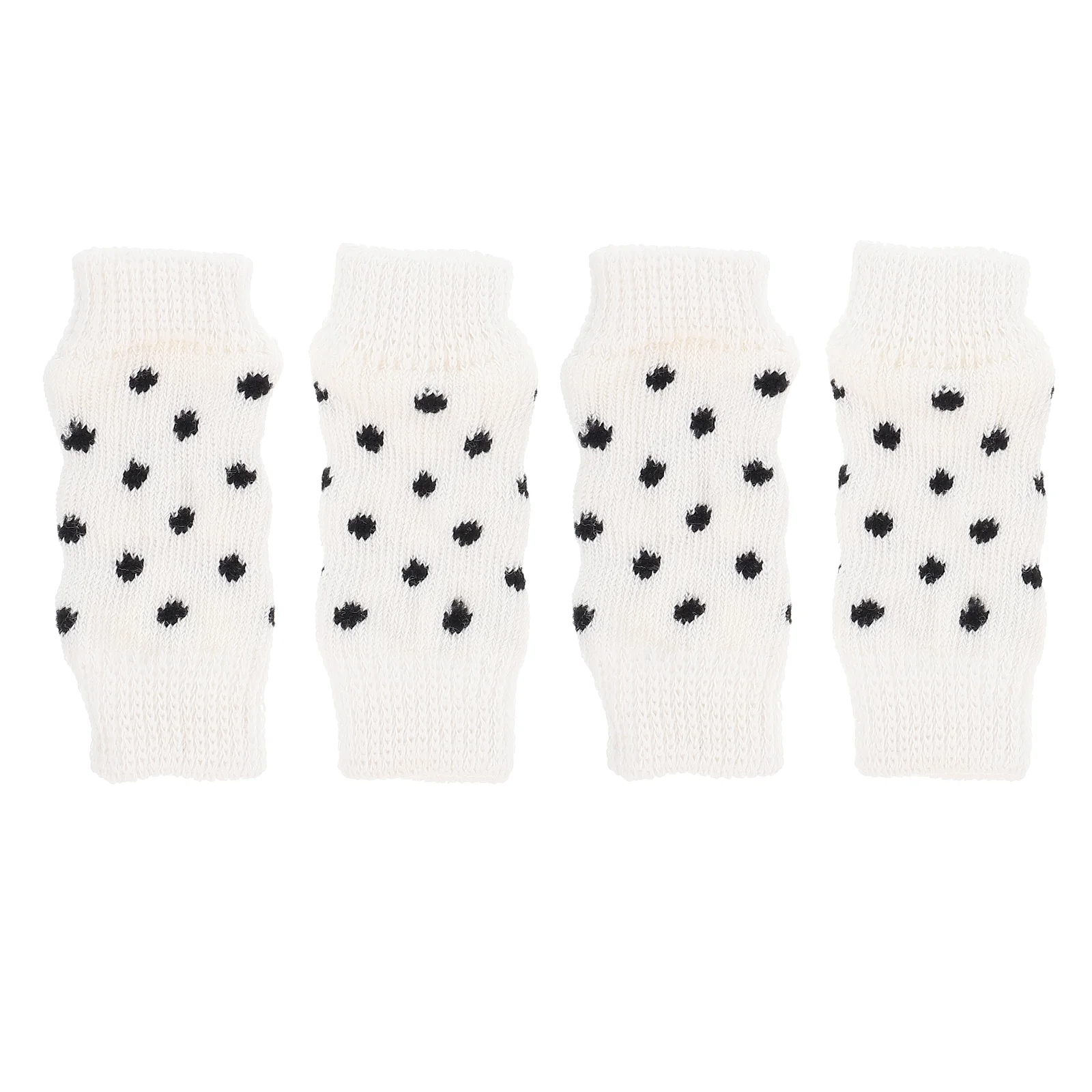 

4 Pcs Skin Friendly Cartoon Socks Boot Holder Warm Dog Leg Cotton Pet Protectors