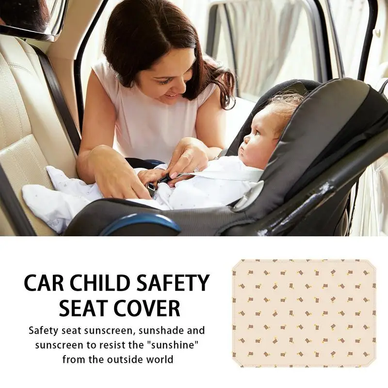 

Girl Car Seat Covers Sun Protection Girl Car Seat Covers Are Covered With A Sun Security Layer Safety Seat Canopy For Sunscreen