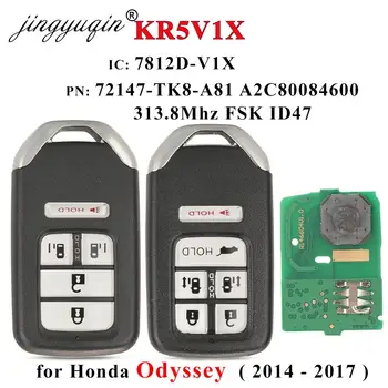 Keyforkess per Honda Odyssey EXL Touring 2014-2017 313.8MHz ID47 KR5V1X PN muslimate Smart Remote Control Car Key