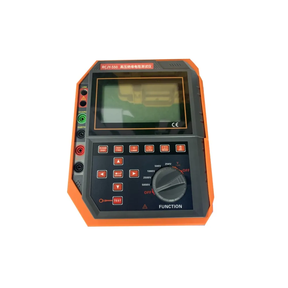 

5000v 1.5mA ~10mA Insulation Resistance Tester Megger High Voltage Megohmeter