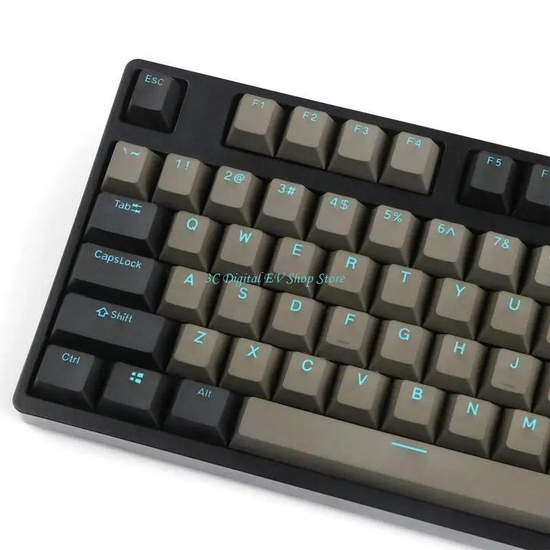 E74D Dolch für Tastenkappen 104 108 Tastenkappe PBT Two-Shot Kirsche Höhe für MX Switch mechanische Tastatur Neueste für – Detail 1