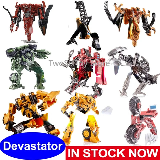 Aoyi SS Devastator KO TF5 Metal Overload Roaring Roll Constru Vehicle Bonecrusher Deformation Transformation Toys Action Figure 2