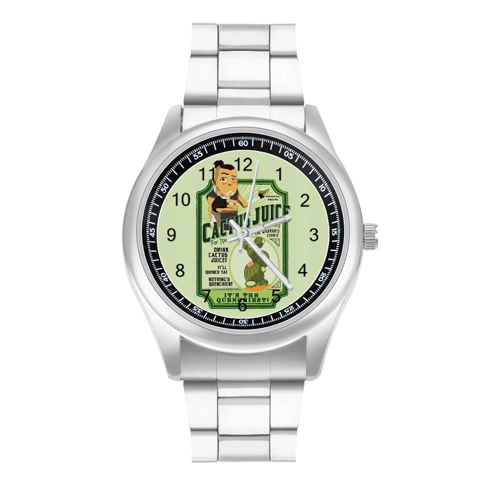 Drink Cactus Juice Avatar The Last Airbender Quartz Watch Tv Show Design Elastic Wrist Steel Sport Boys Wristwatch |