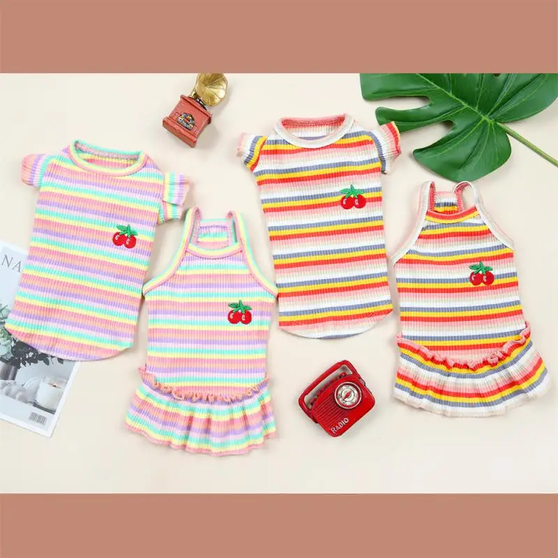 

Pet Clothing Easy To Clean Lovely Design Comfortable Fabric Very Suitable For Summer Lovely Dress Dog Clothing Dog Summer Dress