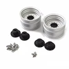 Tires Tyre Wheel Hub Rims for 1/14 Lesu Model Aoue-BL71 Two-head Busy Loader Rc Hydraulic Model Diy Upgrade Parts 4