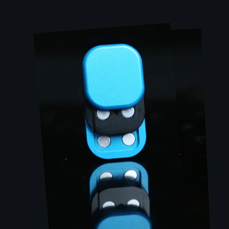 Magnetic Push Card Haptic Coin Mini Fidget Pushing Plate Stress Relief Toy EDC Metal Relieve Anti-Stress Mechanical Slider_voghion.com