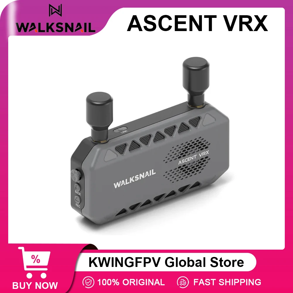 Récepteur VRX Ascent & VTX Lite pour FPV - 6KM HDMI 35ms