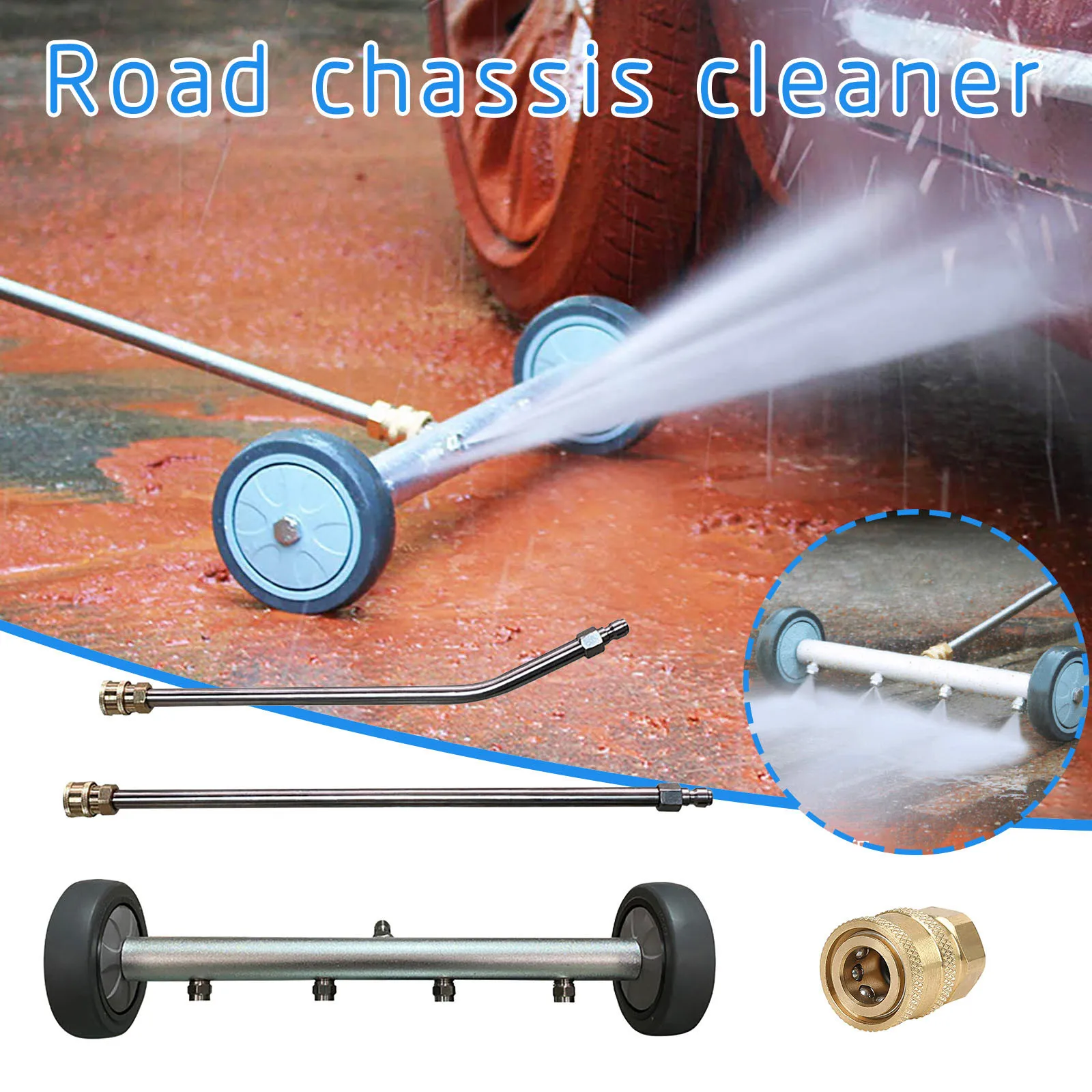

Cleaner Pavement Chassis Cleaning Dual-function Dual-purpose For Car Water- Cleaning Supplies Bath Tub Cleaners Scrub