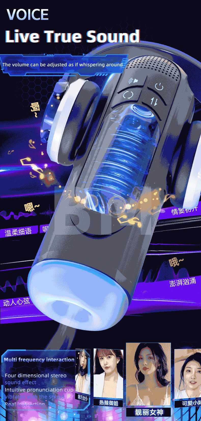 ntelligent Masturbator Automatic Powerful Sucking Rotating Vibrator Intelligent Heating Voi_voghion.com