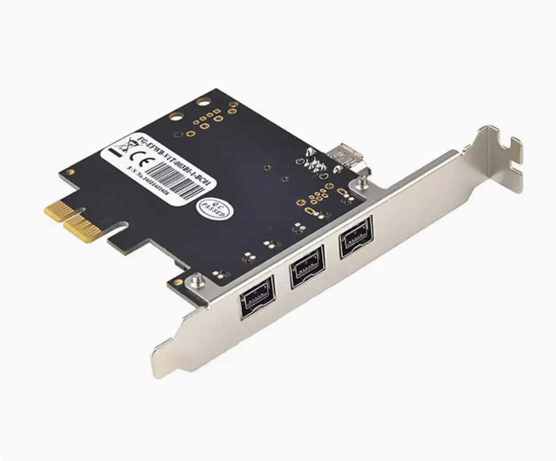 Pcie Combo 3x 1394b Firewire Portas Pci-express Controlador Cartão 1394 Cartão ti Chipconjunto Porta Interna 1394b 9pin - Imagem 2