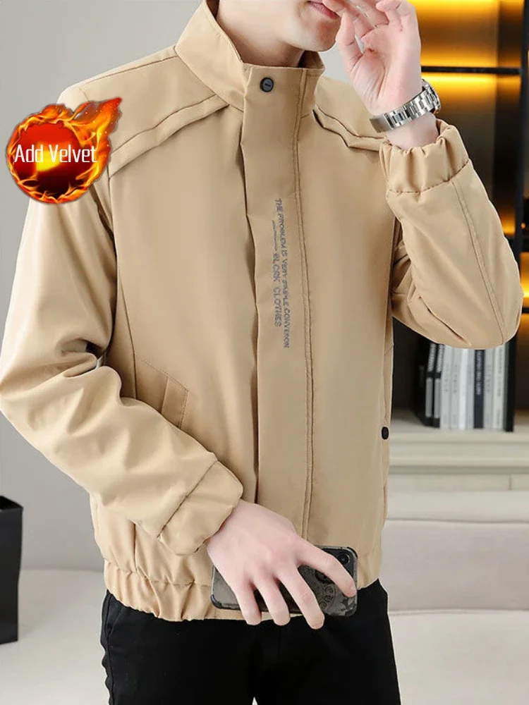 thumbnail image 1 of Abrigo acolchado de terciopelo para hombre, chaquetas acolchadas para hombre, parkas, modelos de invierno, novedad en promoción de ropa exterior, moda Harajuku, 1 of 5