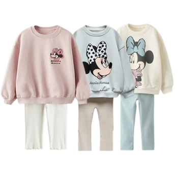 Long Sleeve Minnie Mouse Sweatpants 2pcs 0-6Year Kids 1