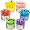 300ml Large Fruit Capacity Crunchy Crystal Slime Set Super Soft And Non-Sticky Jelly Putty Cube Slime Birthday Party Favor Gifts 2