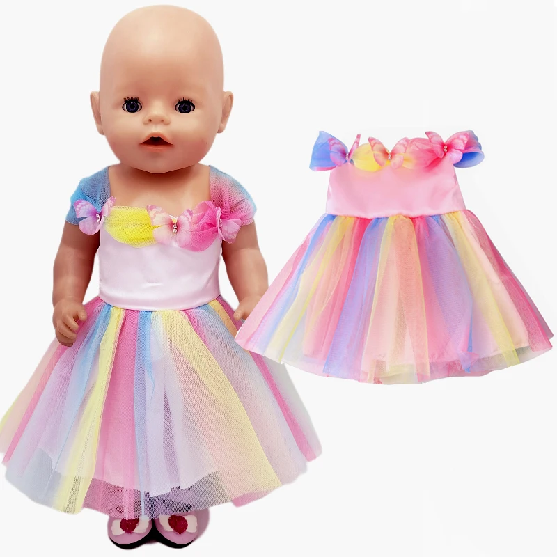 Doll Clothes for 43cm Baby New Born Doll Coat Unicorn Hoodie 17 Inch 18 Inch Baby Bona Doll Dress Christmas Toys Clothes