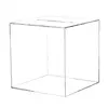 Transparent Bank Box Durable Acrylic Saving Money Box Transparent Piggy Bank Cube Saving Coins Storage Box Money Saving 12cm 2