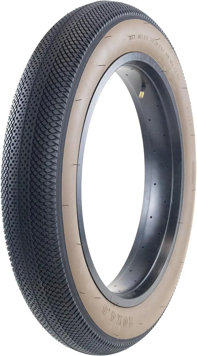 ZUKKA Set 2 Pneumatici Grassi 24x4.0 Per E-Bike E MTB – Con Camere D'aria E Leve, Pieghevoli, TPI 30