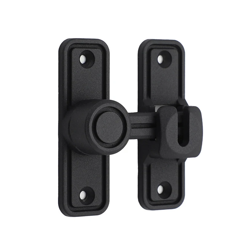 LWZH Dual Purpose Door Latch 90 Degrees Sliding Door Lock Free-punch Interior Door Metal Bolt Zinc Alloy Sliding Door Latch