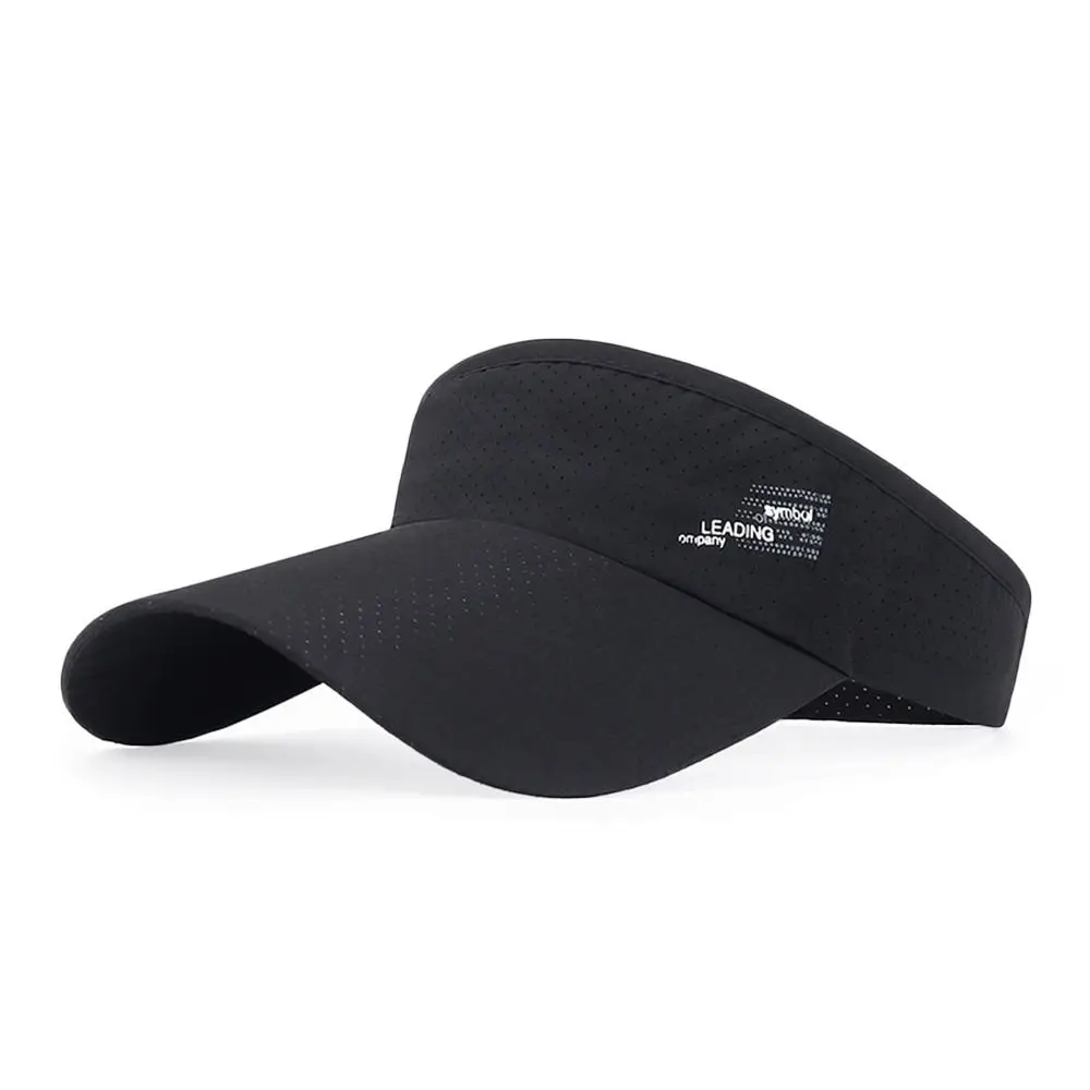 Sommer atmungsaktive Luft Sonne Hüte Männer Frauen verstellbares Visier UV-Schutz Top leer solide Sport Tennis Laufen Sonnenschutz Kappe Hut – Detail 14