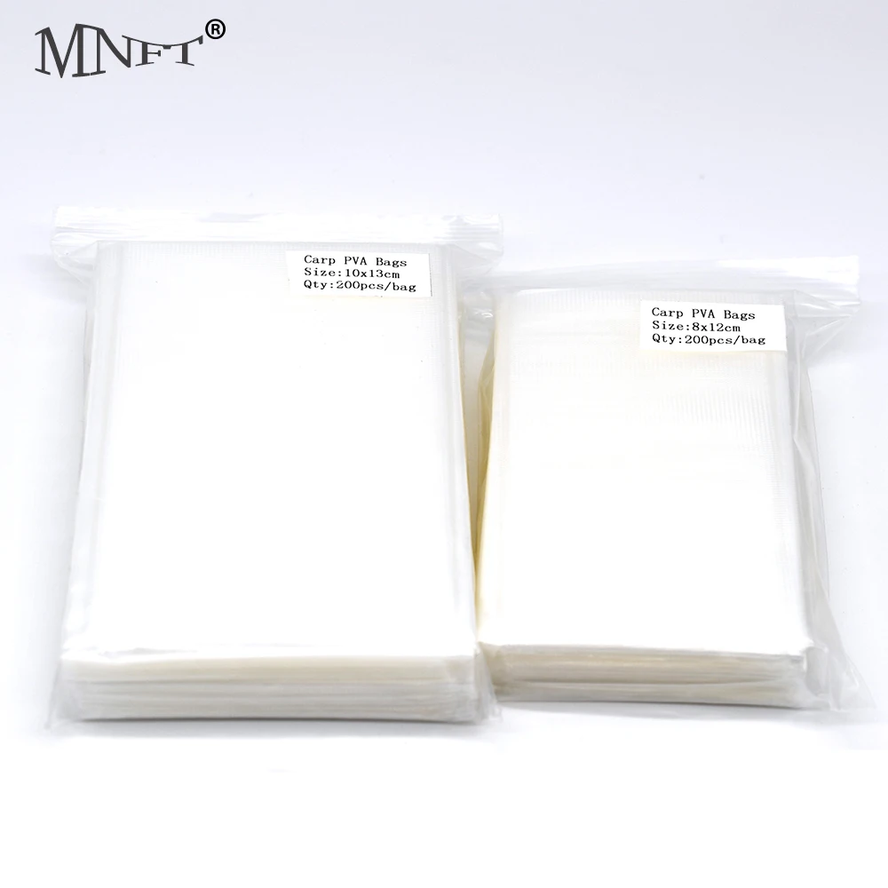 MNFT 200Pcs PVA Bags Carp Fishing Tackle Fast Dissolving No Residue No  Smell Various Sizes - AliExpress