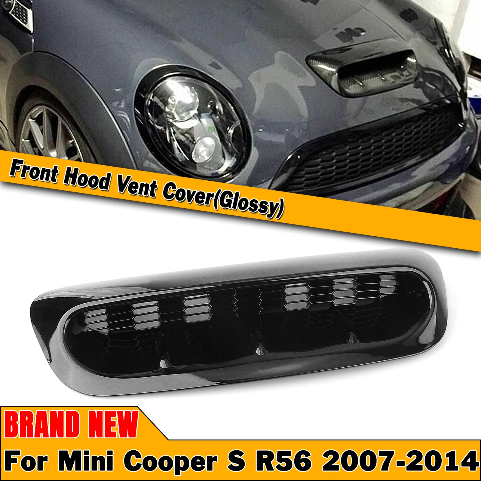 GRILLE DE PRISE D'AIR DE CAPOT MOTEUR COOPER S POUR MINI COOPER R55 R56 R57  (