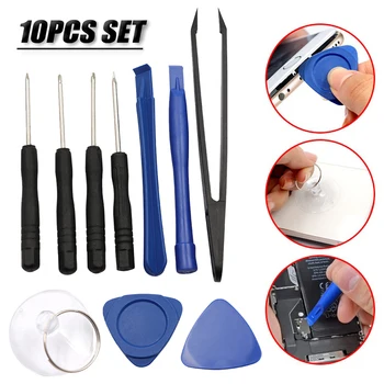 Kit di Strumenti Multifunzionale per Smontaggio, Set di Cacciaviti e Pinzette per Riparazione di Telefoni Cellulari e Laptop