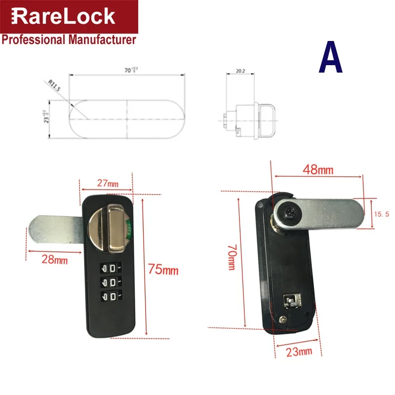de ferragem bloqueio cashbox rarelock ma035 b 03