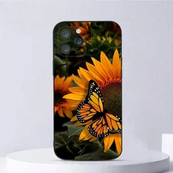 Radiant Yellow Sunflower Soft Silicone Phone Case - Chic Black Cover - iPhone 11 (Z1)