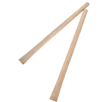2 Pcs Solid Wood Handle Garden Tool Household Wooden Broom Replacements Hoe Long Grip 1