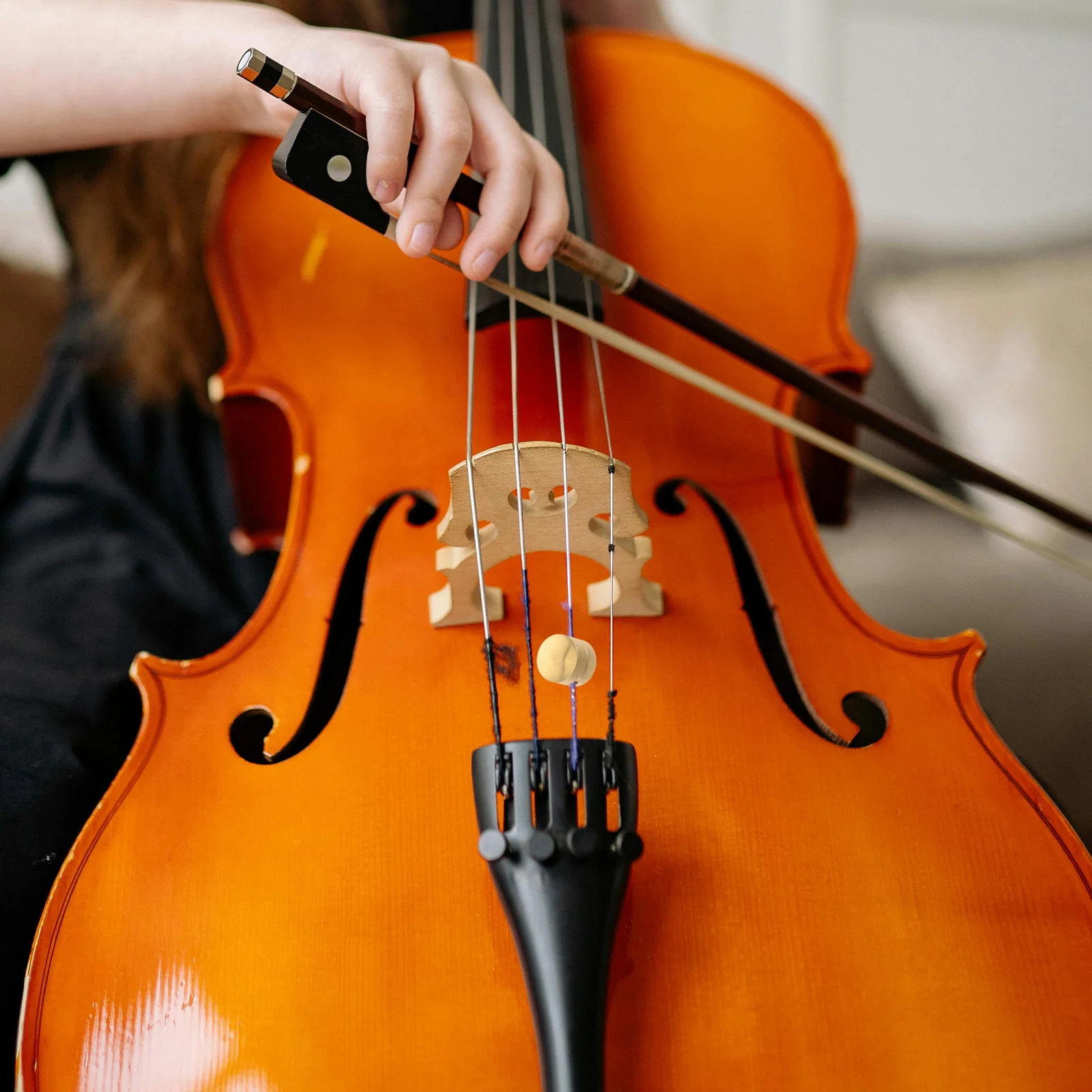 Brass Cello Wolf Tone Durable Mute Easy Installation Comfortable Use Violinist Tool Cello Brass Accessory Instruments