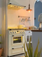 1/6 Doll House Model Furniture Accessories Mini Model Stove and Range Hood 2