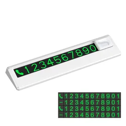 Elegant Temporary Parking Number Plate with Number Sets - Economical and Practical (WHITE)
