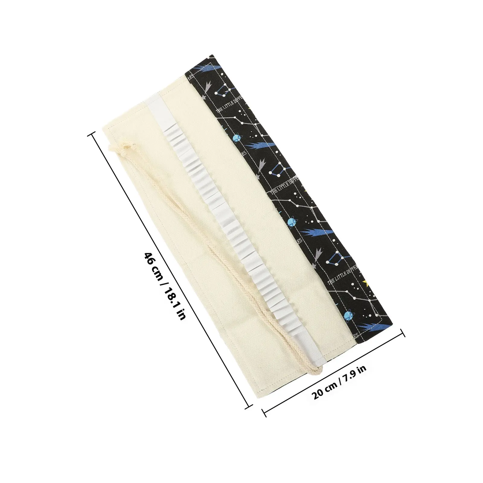 정교한 제작 기술의 롤업 연필 케이스, 대용량 캔버스 색연필 정리함, 스케치 펜 학생 가방