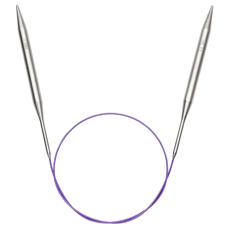 Description Picture 5 of item40/100cm Circular Knitting Wool Yarn Needles Stainless Steel Tube Crochet Sweater Needle diy Accessories Sewing Needlework Tools