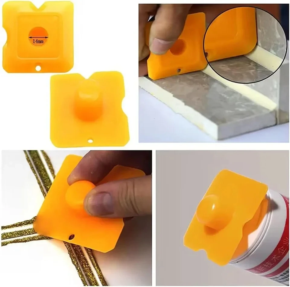 Silicone Caulking Tool Kit for Tile Window Grout Edge Removal Kitchen Construction