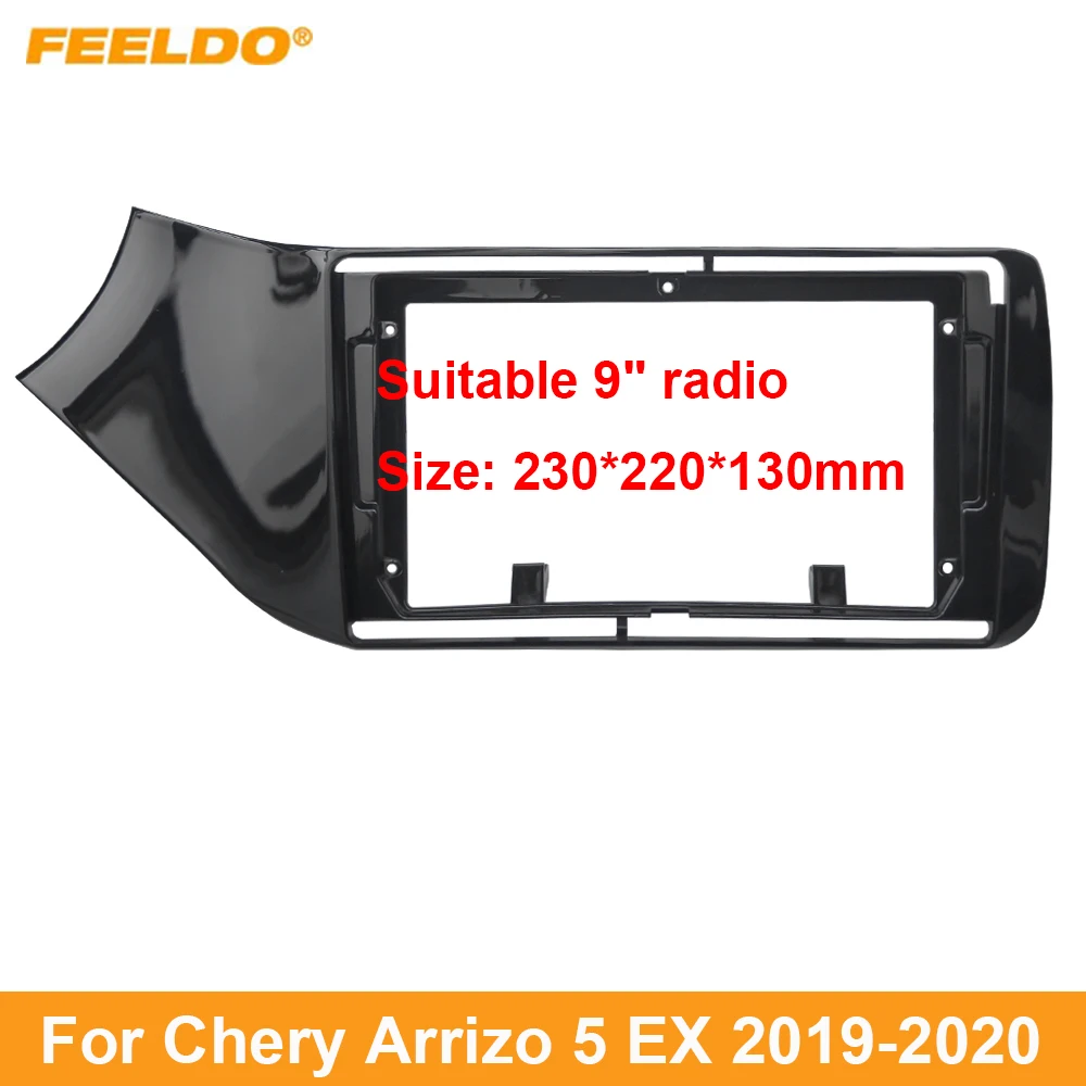 Feeldo Car Audio 10.1 "Grande Schermo Dash Fascia Panel Frame Kit Adattatore Per Chery Arrizo 5 Ex (19-20) Dash Frame