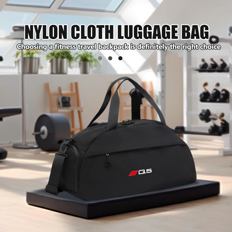 Borsa portaoggetti da viaggio con logo auto, custodie portatili per sport e fitness per Audi A6 A5 A1 S1 S3 S4 RS5 RS6 A7 A8 Q2 Q8 RS3 RS4 - immagine 4
