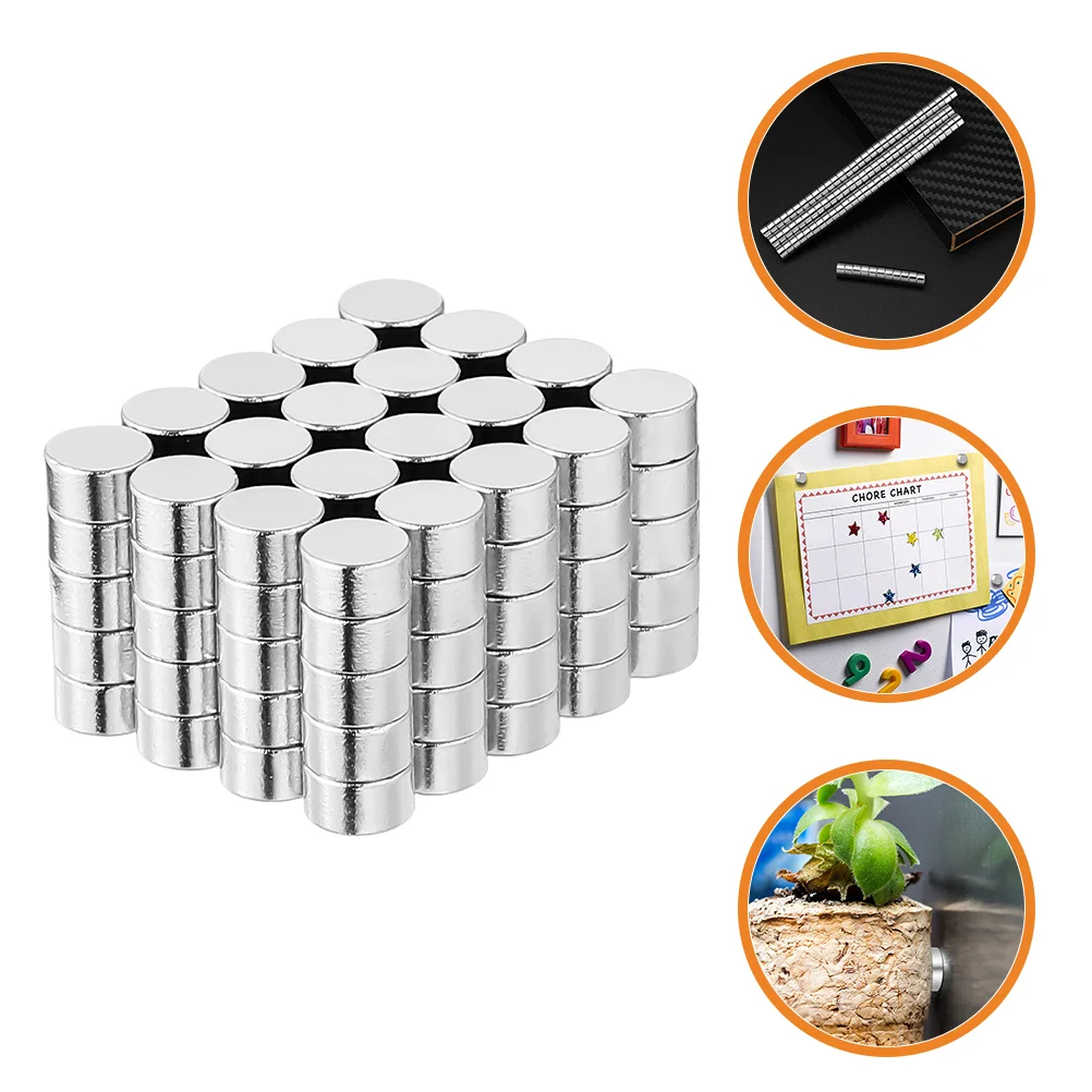 

200pcs Multi-Use Small Magnets Tiny Round Magnets 3x2mm Refrigerator Magnets