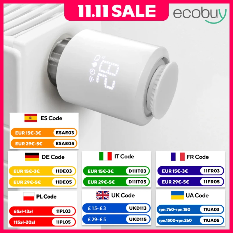 Tuya สมาร์ท ZigBee 3.0 TRV หม้อน้ํา Actuator วาล์ววาล์วหม้อน้ํา Thermostatic อุณหภูมิ Controller สนับสนุน Alexa Google Home 1