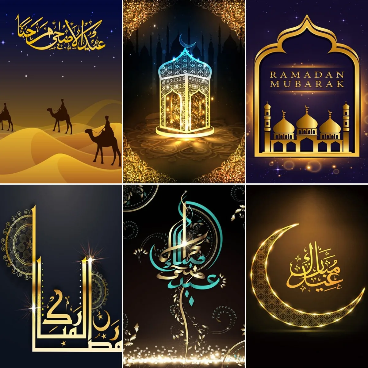 

5D DIY Diamond Painting of Muslim Religious, Full Round or Square Diamond, Mosaic Cross Embroidery Set, Wall Decoration
