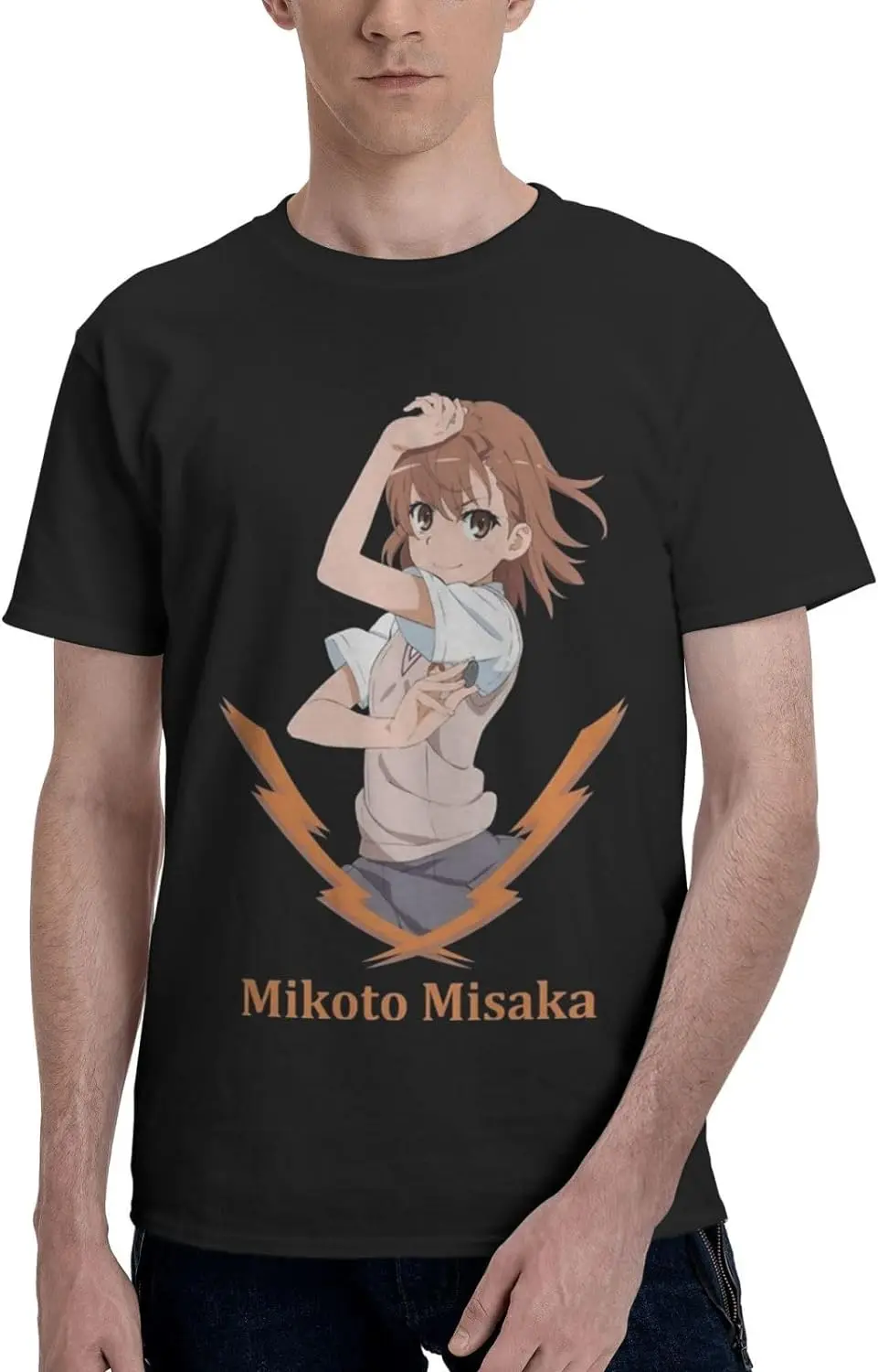 

Anime T Shirt Man Fashion Crew Neck Short Sleeve Tee