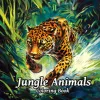 Jungle Animals coloring Book Teenagers Colouring Book,24 Different Patterns,Stress Relief,Birthday Gift Adults Picture Books 5