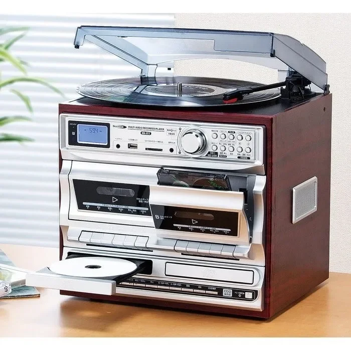 Bluetooth Audio Multi-Function Radio Tape CD USB Vinyl