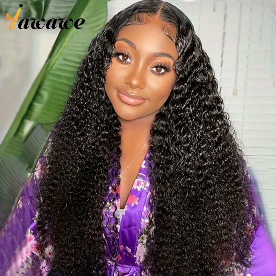 

Glueless wig human hair ready to wear Kinky curly hd lace closure wig 6x4 lace front wig glueless preplucked wigs Yawawe hair