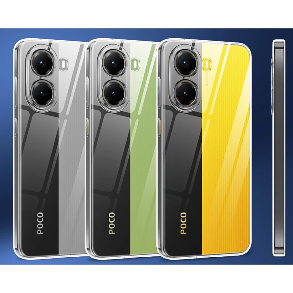 Clear Shockproof Silicone Phone Case