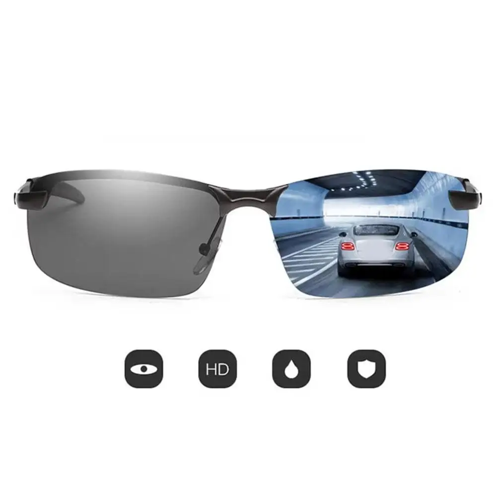 Night Vision Glasses Men Sunglasses Anti Glare UV Outdoor Fishing Sport Goggles Driver Women Men Day and Night Eyewear